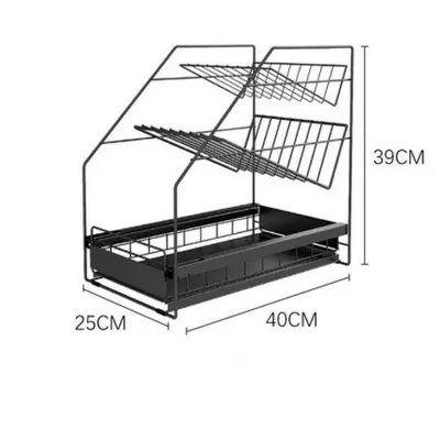 Produktbild von Küchenregal Küchenschublade Korbauszug zum Nachrüsten 40*25*39cm