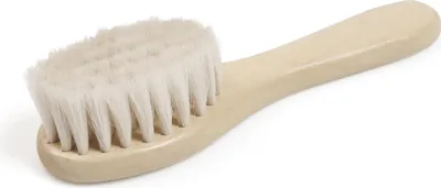 Obrázok produktu pre GRÜNSPECHT Naturprodukte G520-00, Deti, Okrúhla kefa na vlasy, Drevo, Kozie chlpy, 95 mm, 35 mm