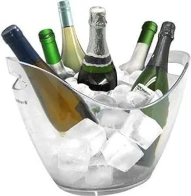 Produktbild von Famanu Eiskübel für 6 Flaschen - Transparent