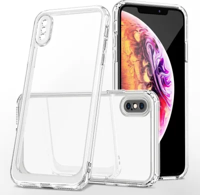 Produktbild von Schutzhülle für iPhone XS Max Kamera Case Panzerhülle Handyhülle Cover Tasche Transparent Smartphone Bumper