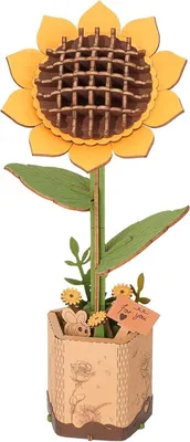 Produktbild von Rolife 3D Puzzle Blumenstrauß Holzmodell Valentinstag Geschenk