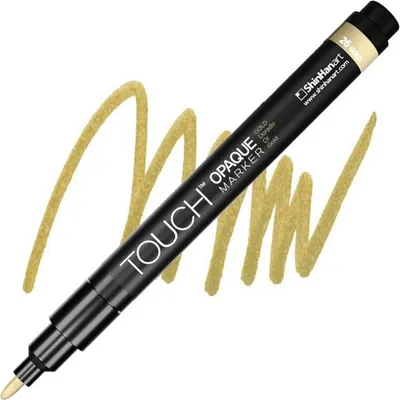 Image de Marqueur acrylique TOUCH Opaque fin, or