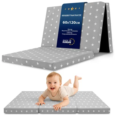 Productafbeelding van Opvouwbaar Babymatras voor Reisbed 60x120 cm