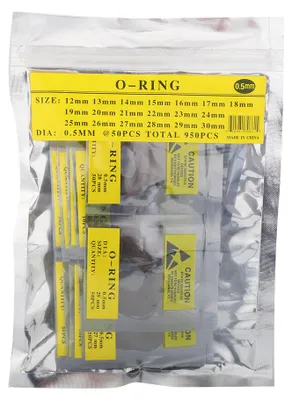 Produktbild von 950 Stück O-Ring, wasserdichte Gummidichtung, Uhrrückdeckel, Dichtungen, Reparaturwerkzeug, 0,5 mm