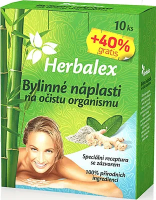 Zdjęcie produktu dla Plastry ziołowe do oczyszczania ciała 10+40% GRATIS 14 x 9 g