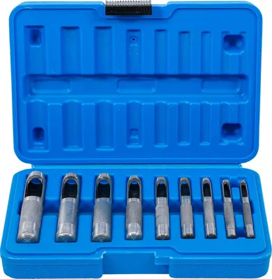 Imagen del producto de Kit de tubos huecos de 9 piezas, de 3 a 12 mm, en estuche de plástico, para trabajos de precisión
