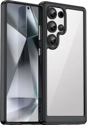 Zdjęcie produktu dla Etui Outer Space z żelową ramką do Samsung Galaxy S25 Ultra - czarne
