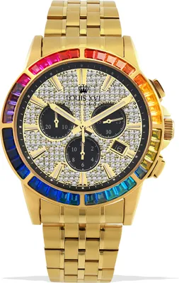 Produktbild von Louis XVI LXVI1120 Majeste Iced Out Chronograph Herrenuhr 43mm 5ATM