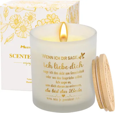 Productafbeelding van Verjaardagscadeau voor hem of haar, lavendelgeurkaars, liefdescadeaus voor vriendin, vriend, Valentijnsdag, Kerstmis, verjaardag, trouwdag