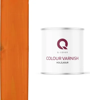 Produktbild von Holzlasur | Orange 2,5 L SEIDENMATT | Holzschutz | | Holzschutz |lasur Lasur Wasserbasierte Innen Außen Lasur Abperleffekt Lasur Für Holz