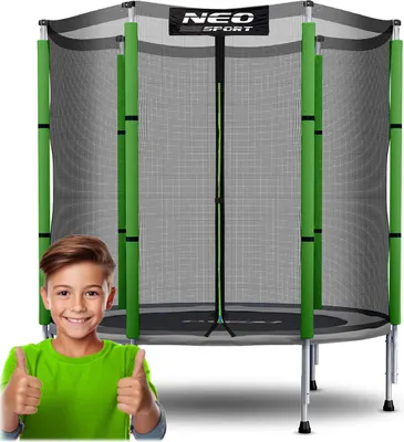 Zdjęcie produktu dla Trampolina ogrodowa dla dzieci 140 cm 4,5ft Neo-Sport