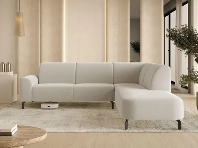 Produktbild von GrainGold Ecksofa L-Form Rechts Regento - Moderne Ecksofa, Wohnzimmer Ecksofa - Eckcouch Beige (Quelle 05)