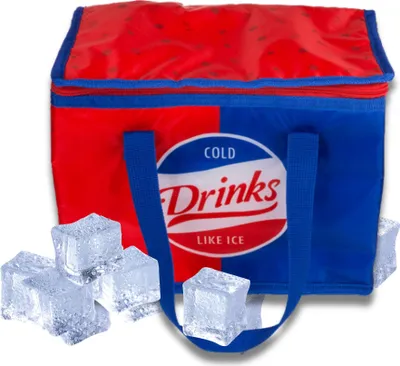 Produktbild von Kühltasche Thermotasche "Cold Drinks like ice" isolierte Innenseite