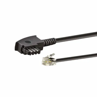 Obrázek produktu pro Telefonní propojovací kabel 3,0m - Telekomunikační patch kabel TAE F 3m T36/3