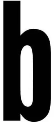 Zdjęcie produktu dla RZB Buchstabe "b" 99222.013.B/K