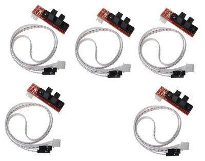 Optischer Endschalter für 3D-Drucker, 5 Stück, mit Kabel