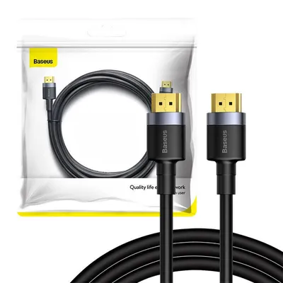 Produktbild von Baseus CADKLF-E01, 1 m, HDMI Typ A (Standard), HDMI Typ A (Standard), Schwarz