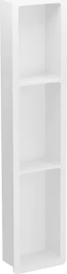 Image de Mexen X-Wall-K étagère encastrée en conglomérat 93,2 x 20,7 cm, blanche - 1900932010