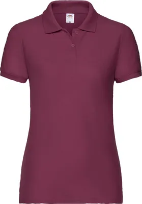 Immagine prodotto di Fruit of the Loom 63-212-0 | Lady-Fit 65/35 Polo da donna - Colore: Borgogna - Taglia: S