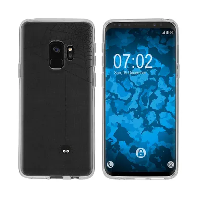 Produktbild von PhoneNatic Case kompatibel mit Samsung Galaxy S9 Silikon-Hülle Herbst Spinne/Spider M3