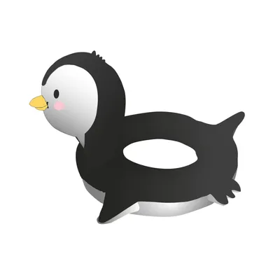 Image de Poppen Zwemring Pinguin, 35-45 cm