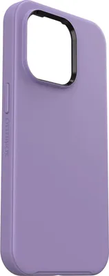 Image de OtterBox Symmetry Étui pour iPhone 14 Pro, résistant aux chutes, étui fin de protection, protection antimicrobienne 3X, violet
