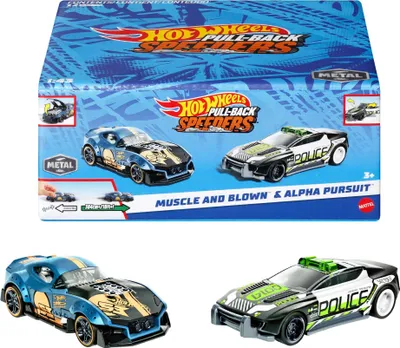Obrázok produktu pre Hot Wheels Pull-Back Speeders HPR91, Súprava vozidla, 3 rok / roky, Plast, Kov, Rôzne farby