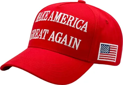 Produktbild von Trump Baseballmütze mit Buchstabenstickerei, langer Krempe, hohles Netzgewebe, Präsidentschaftswahlkampf 2024, Muster der amerikanischen Flagge, Kundgebungen, Partys, Uni-Kappe