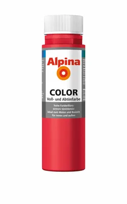 Produktbild von Alpina Color Abtönfarbe fire red 250 ml
