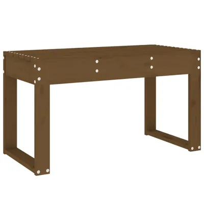 Produktbild von Gartenbank Honigbraun 80x38x45 cm Massivholz Kiefer