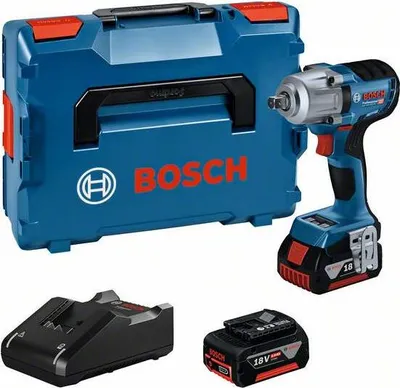 Produktbild von Bosch GDS 18V-450 PC Professional, Schlagschrauber, Pistolengriff, 1/2", Blau, Deutschland, 2300 RPM