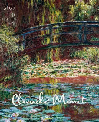Produktbild von Wandkalender 2027 Claude Monet Impressionismus groß Hochformat mit wechselnden Motiven