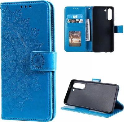 Produktbild von Hülle für Samsung Galaxy S21 FE Handyhülle Flip Case Cover Tasche Etui Mandala