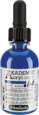 Produktbild von Schmincke Akademie Acryl color Ink 50ml Kobaltblauton dunkel 23443024