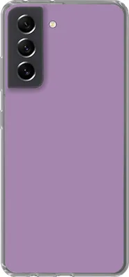 Produktbild von MuchoWow® Handyhülle Schutzhülle Hülle für Telefoonhoesje Samsung Galaxy S21 FE Innenbereich - Violett - Farben - Farbe - Einfarbig Silikon Softcase Handy Hülle - Mobiltelefonhülle