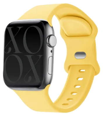 Produktbild von Apple Watch Silikonarmband (Gelb) - 38/40/41/42mm
