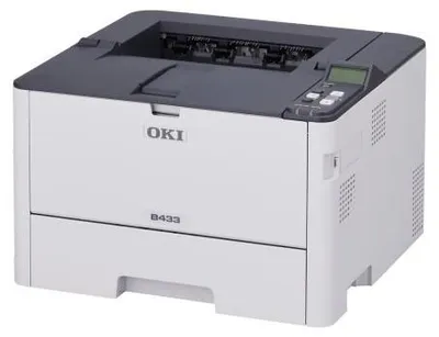 Obrázok produktu pre OKI B433dn, LED, 1200 x 1200 DPI, A4, 45 str. za minútu, Duplexná tlač, Šedá, Biela
