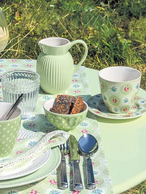 Obrázek produktu pro Greengate, utěrka na nádobí, světle zelená, 70x50 cm