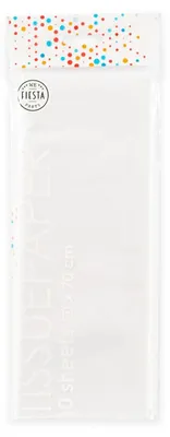 Produktbild von 10 Bogen Seidenpapier in Weiss 50x70cm