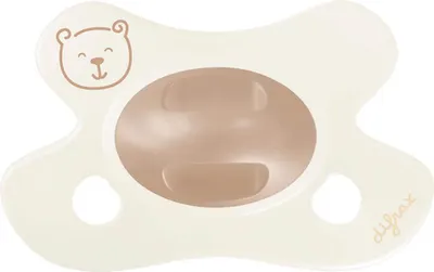 Produktbild von Difrax Natural Schnuller - Newborn - Little Brown Bear | Difrax