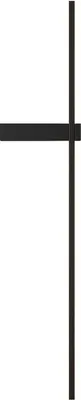 Zdjęcie produktu dla Crosa - Kinkiet LED 90 cm, 18W, Czarny