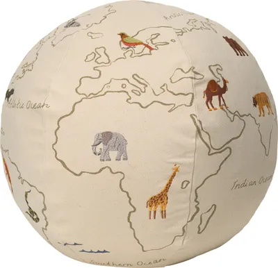 Produktbild von The World Pouf - Off-white 1104266498 | Sitzsäcke und Hocker
