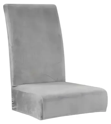 Image de Housse de chaise - velours gris Ruhhy 22979