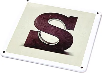 Produktbild von Metallschild - "S"