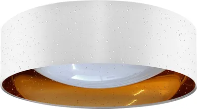 Zdjęcie produktu dla Plafon LED okrągły TULUZA biało-złoty 24W Neutralna biel 2600lm tworzywo sztuczne wym:12x40x40cm IP20 Polux