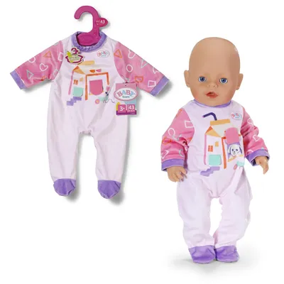 Produktbild von BABY born Strampler Lucky mit Haus-Print für 43 cm Puppen