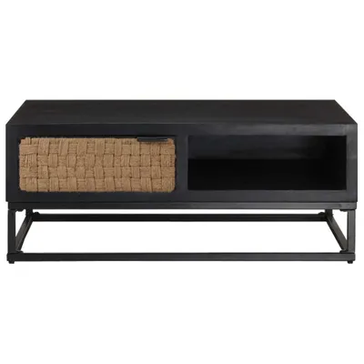 Image de vidaXL Table basse 90x60x35 cm manguier massif