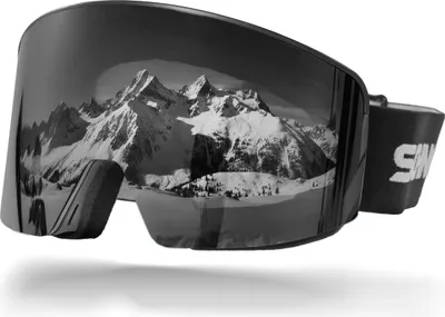 Produktbild von Schnorr Skibrille mit magnetischer Glaswechselfunktion Full REVO Silber verspiegelt, Anti-Fog, UV400