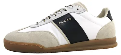 Immagine prodotto di Bullboxer: Scarpe da uomo, modello stringato, colore bianco, ideali per il tempo libero