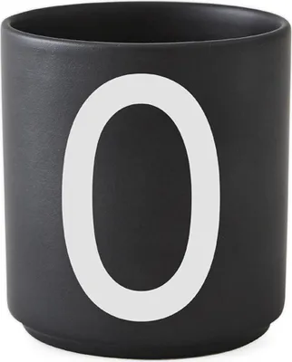 Immagine prodotto di Design Letters - Tazza AJ O, nero